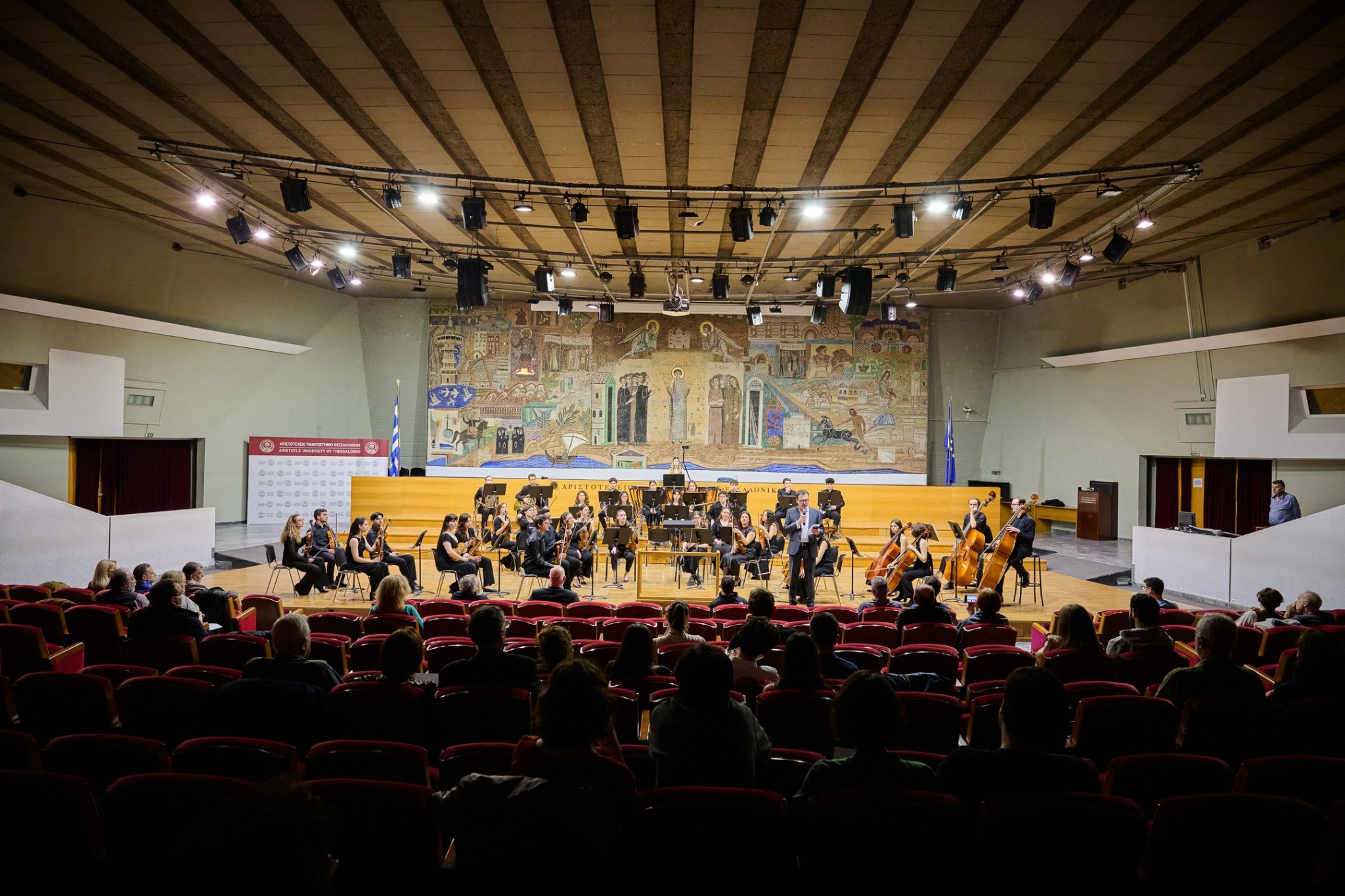 Annotated orchestral score